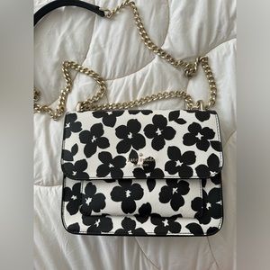 Kate Spade Chain Crossbody “graphic bloom” floral multi